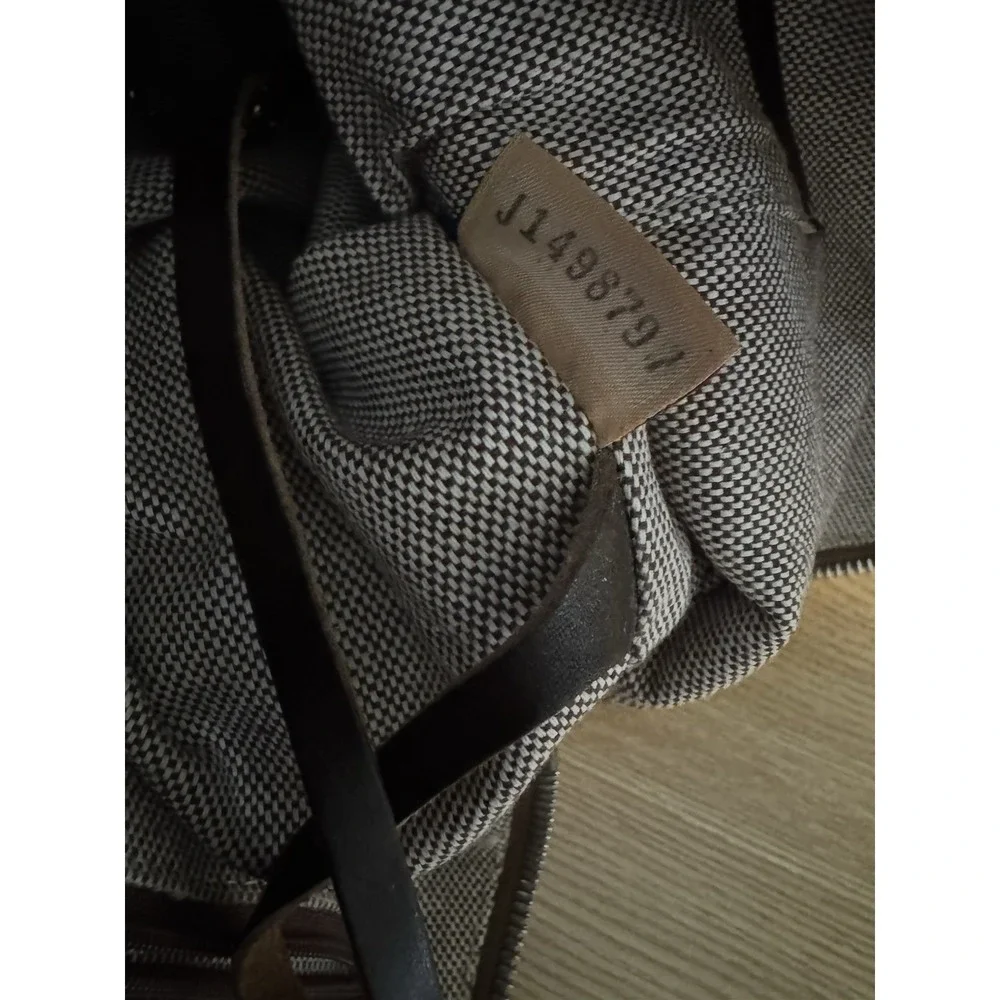 Dooney‎ & Bourke Yellow Mustard Backpack With Brown Leather Handle and Straps